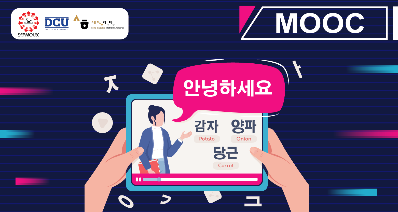 Mari Belajar Hangul (Huruf Korea) bersama King Sejong Institute Jakarta (Part 1) KSI001